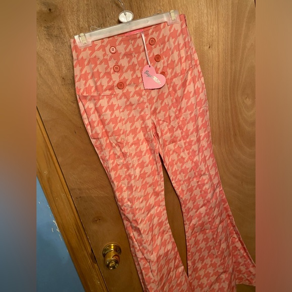 Dolls Kill Sugar Thrillz Houndstooth pants - new with tags - Picture 10 of 15